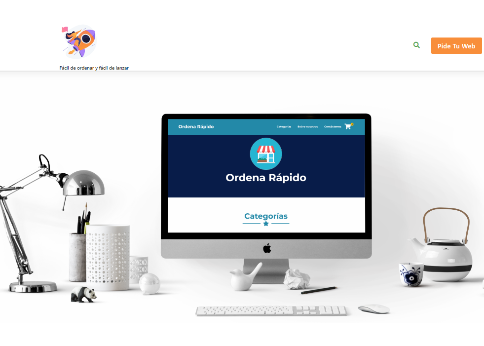Screenshot of WordPress website