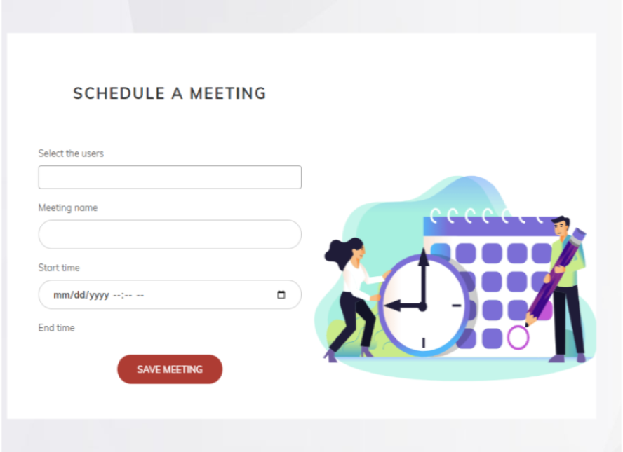 Screenshot of PHP calendar module